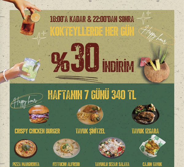 Republique’te Kokteyllerde %30 İndirim